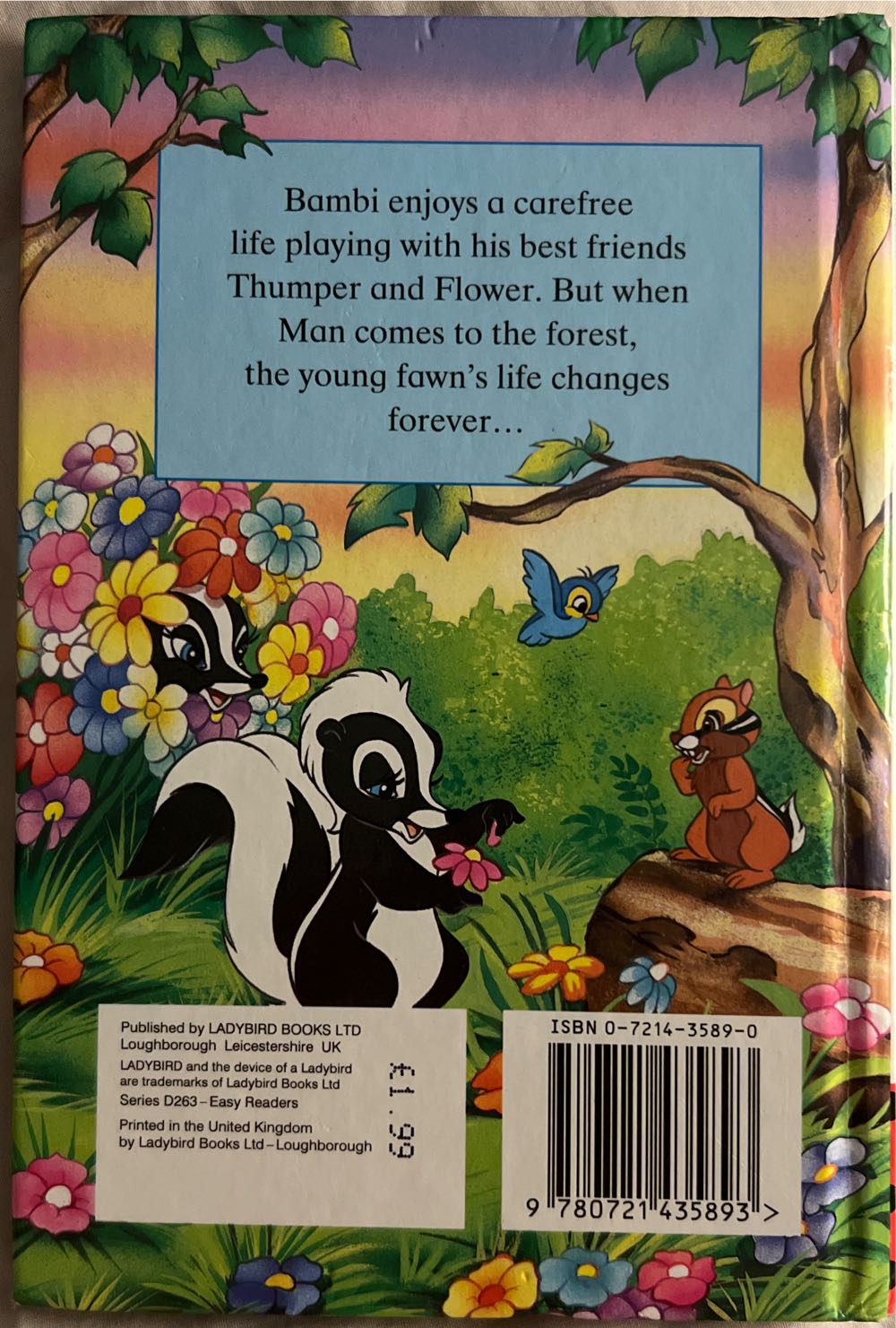 Bambi - Unknown (Ladybird) book collectible [Barcode 9780721435893] - Main Image 3