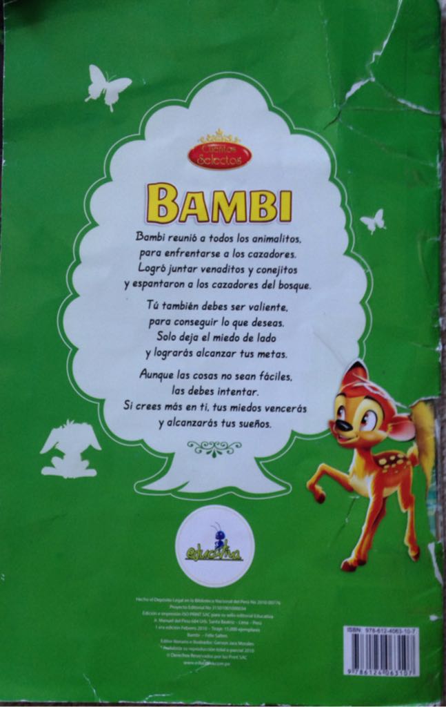 Bambi - Wonderful World (Paperback) book collectible [Barcode 9786124063107] - Main Image 2