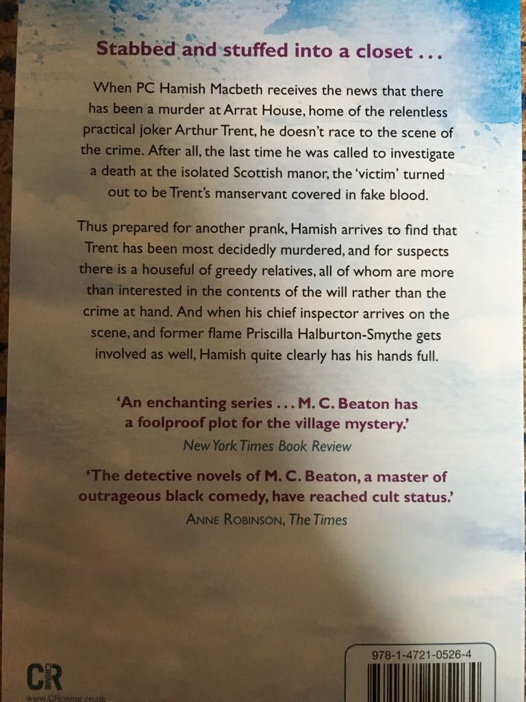 Death Of A Prankster - M.C. Beaton (Paperback) book collectible [Barcode 9781472105264] - Main Image 2