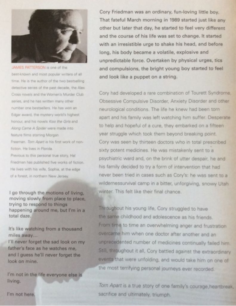 Torn Apart - James Patterson (Flat - Ricky & Neil) book collectible [Barcode 9781846054020] - Main Image 2