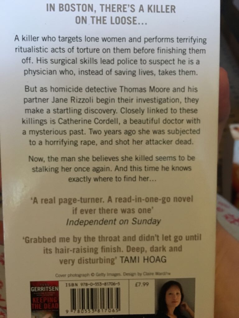 Surgeon, The - Tess Gerritsen (Bantam Press - Paperback) book collectible [Barcode 9780553817065] - Main Image 2