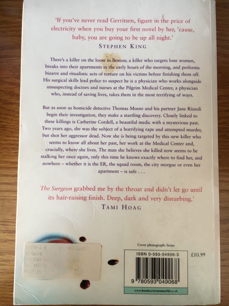 The Surgeon  book collectible - Main Image 2