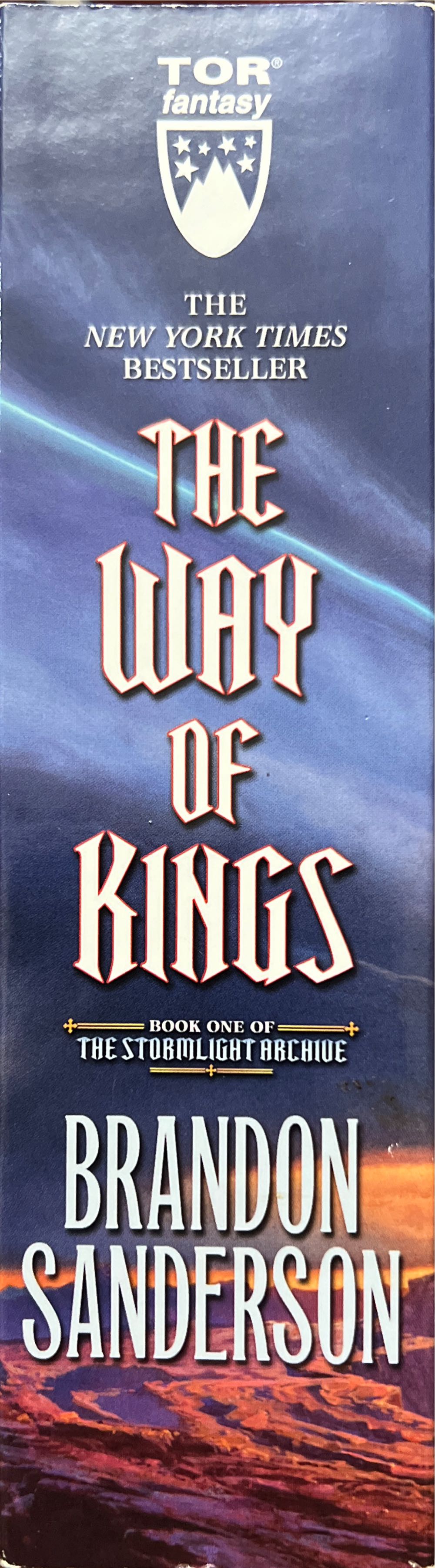 The Way of Kings - Brandon Sanderson (Tor Fantasy - Paperback) book collectible [Barcode 9780765365279] - Main Image 3