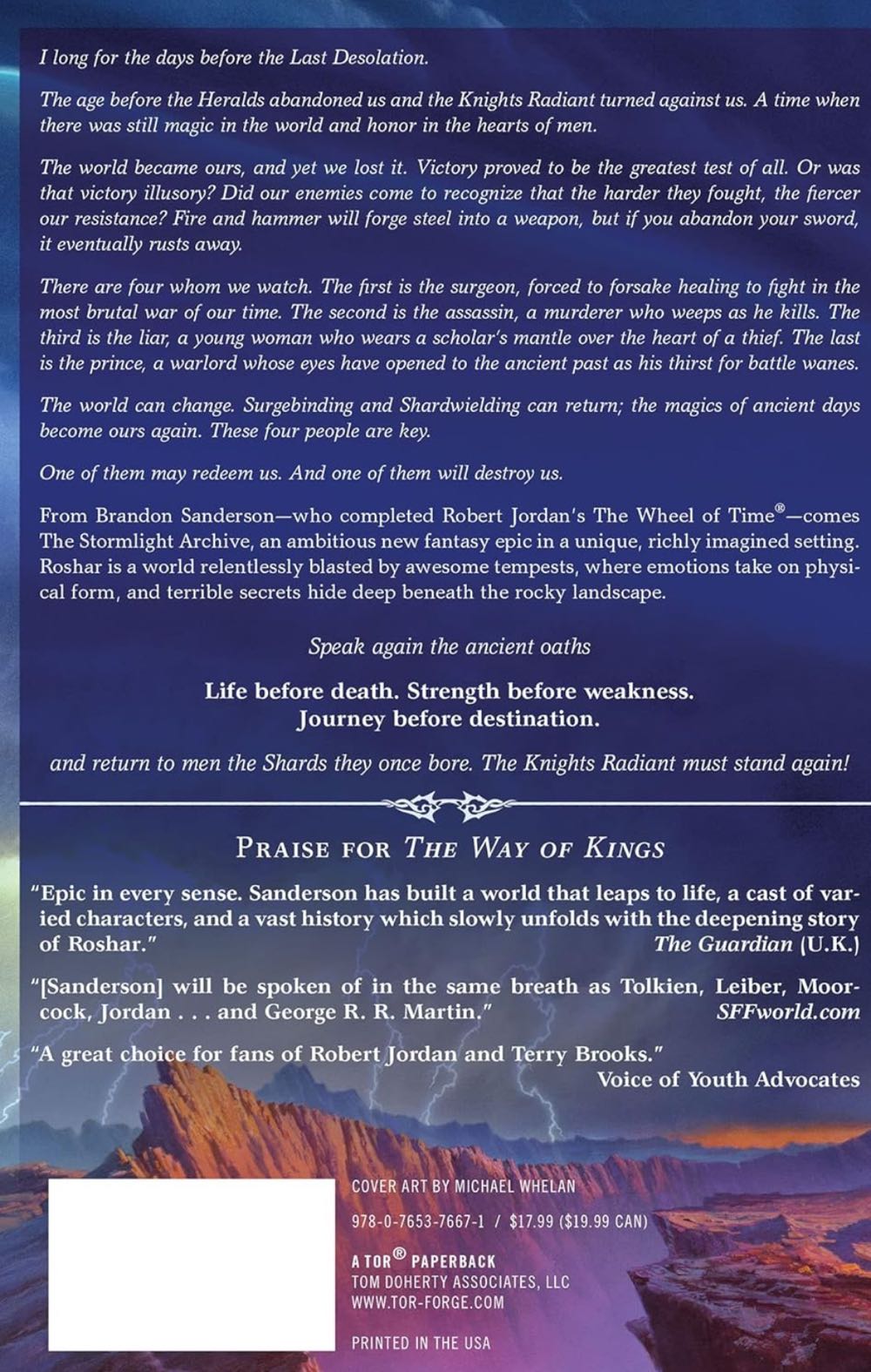 The Way of Kings (1/5: The Stormlight Archive | Brandon Sanderson) - Brandon Sanderson (Tor Books - eBook) book collectible - Main Image 2