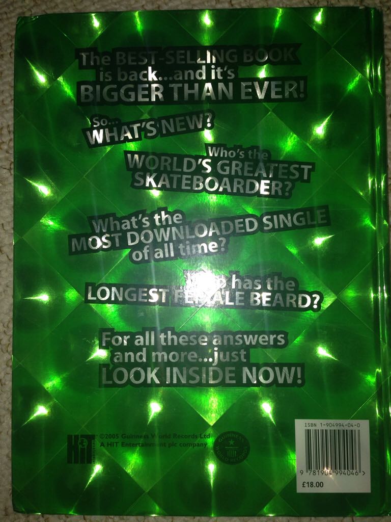 Guinness World Records 2006 - Guinness (Hardcover) book collectible [Barcode 9781904994046] - Main Image 2