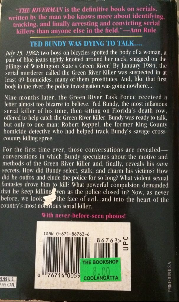 The Riverman - White, Stewart (Pocket Books True Crime - Paperback) book collectible - Main Image 2
