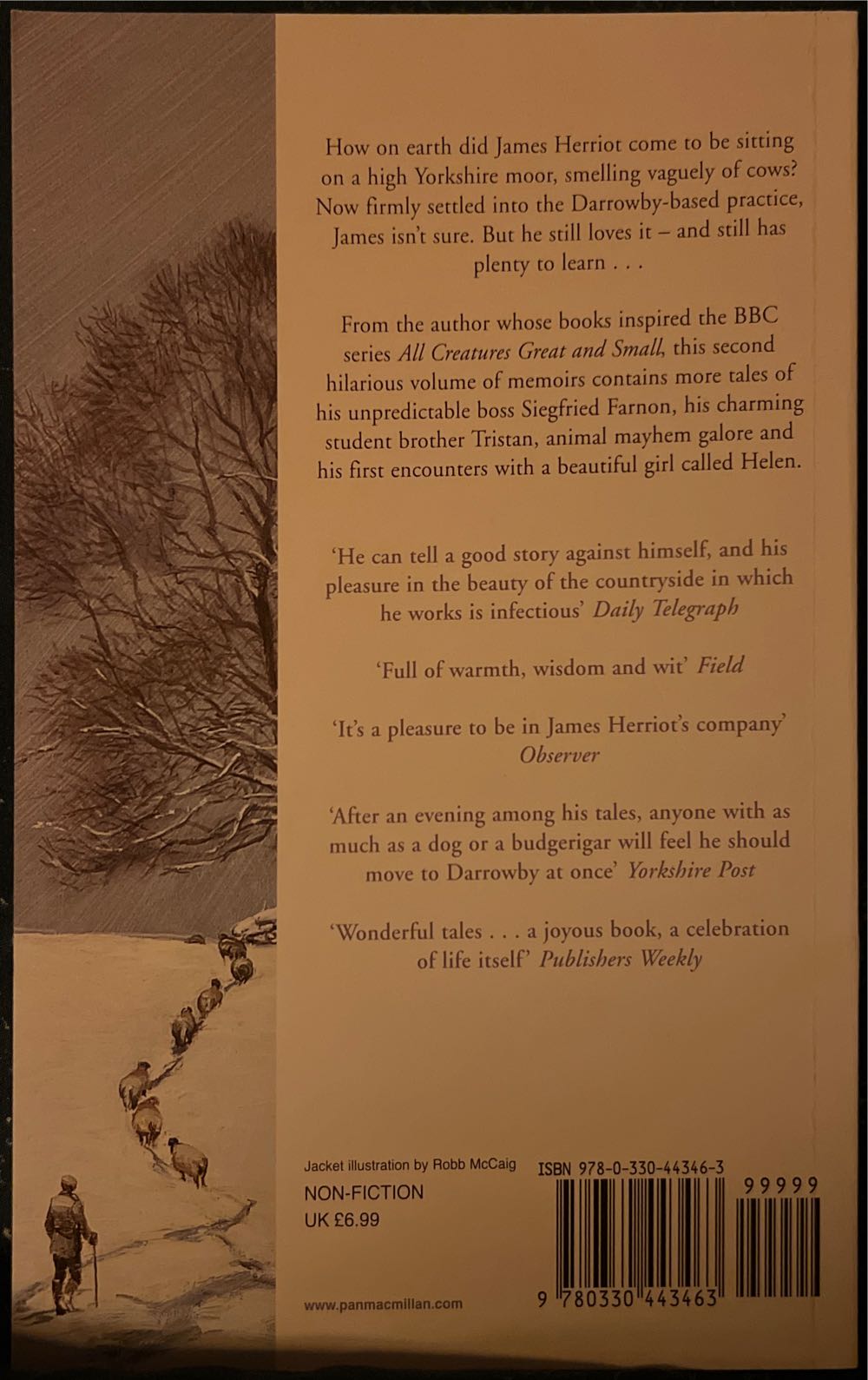It Shouldn’t Happen to a Vet - James Herriot (Pan Books - Paperback) book collectible [Barcode 9780330443463] - Main Image 2