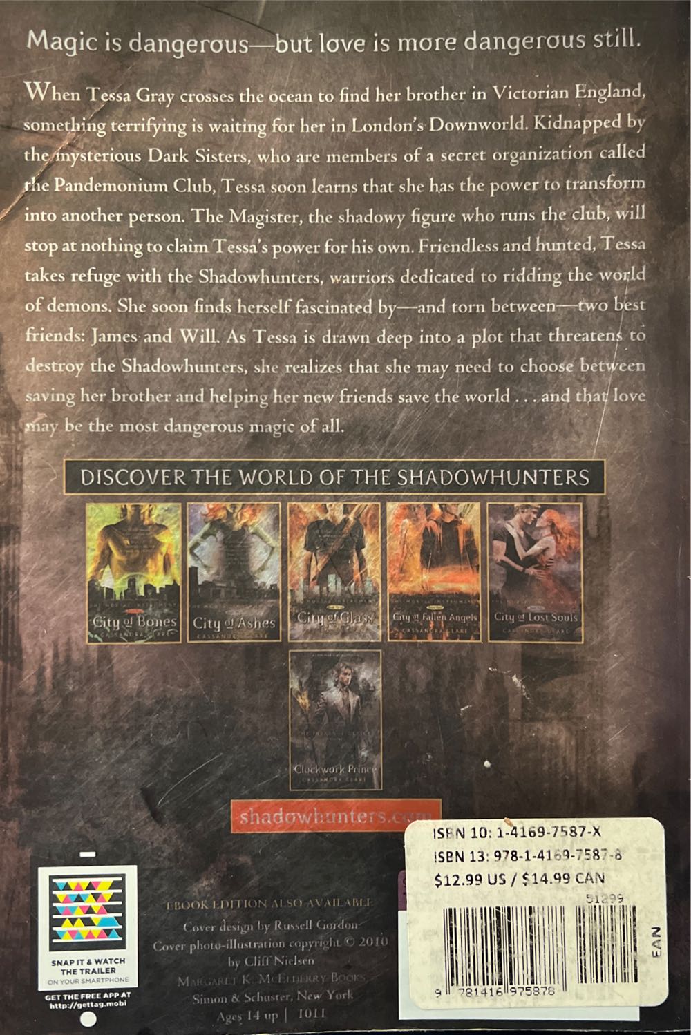 1. Clockwork Angel - Cassandra Clare (Margaret K. McElderry - Paperback) book collectible [Barcode 9781416975861] - Main Image 7