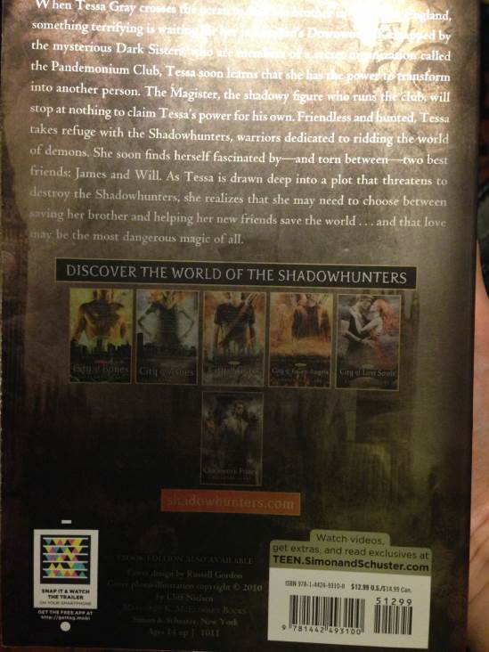 Clockwork Angel - Cassandra Clare (McElderry Books - Paperback) book collectible [Barcode 9781442493100] - Main Image 2