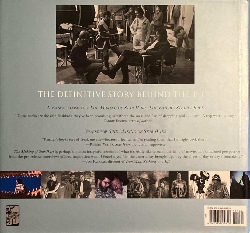 The Making of Star Wars: The Empire Strikes Back: The Definitive Story Behind the Film - J.W. Rinzler (Lucasbooks - Hardcover) book collectible [Barcode 9780345509611] - Main Image 2