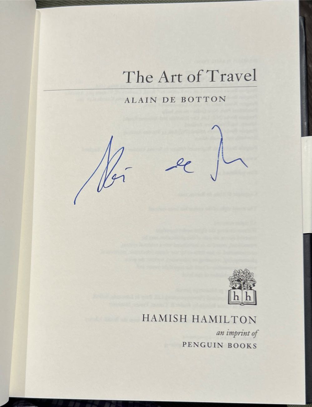 The Art Of Travel - Alain de Botton (Hardcover) book collectible [Barcode 9780241140109] - Main Image 2