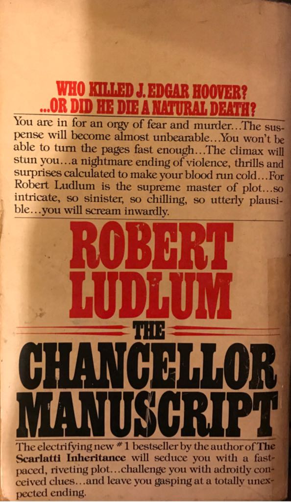 The Chancellor Manuscript - Robert Ludlum (Bantam Books - Paperback) book collectible [Barcode 9780553112603] - Main Image 2