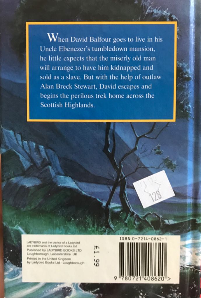 Kidnapped - Robert Louis Stevenson (Ladybird Books - Hardcover) book collectible [Barcode 9780721408620] - Main Image 2