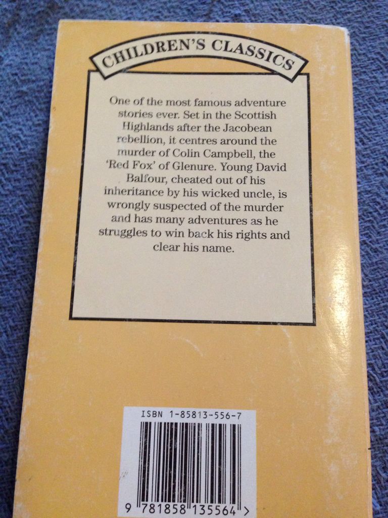 Kidnapped - Robert Louis Stevenson (Parragon Books - Paperback) book collectible [Barcode 9781858135564] - Main Image 2
