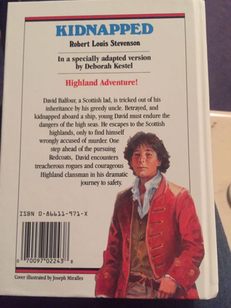 Kidnapped  book collectible - Main Image 2