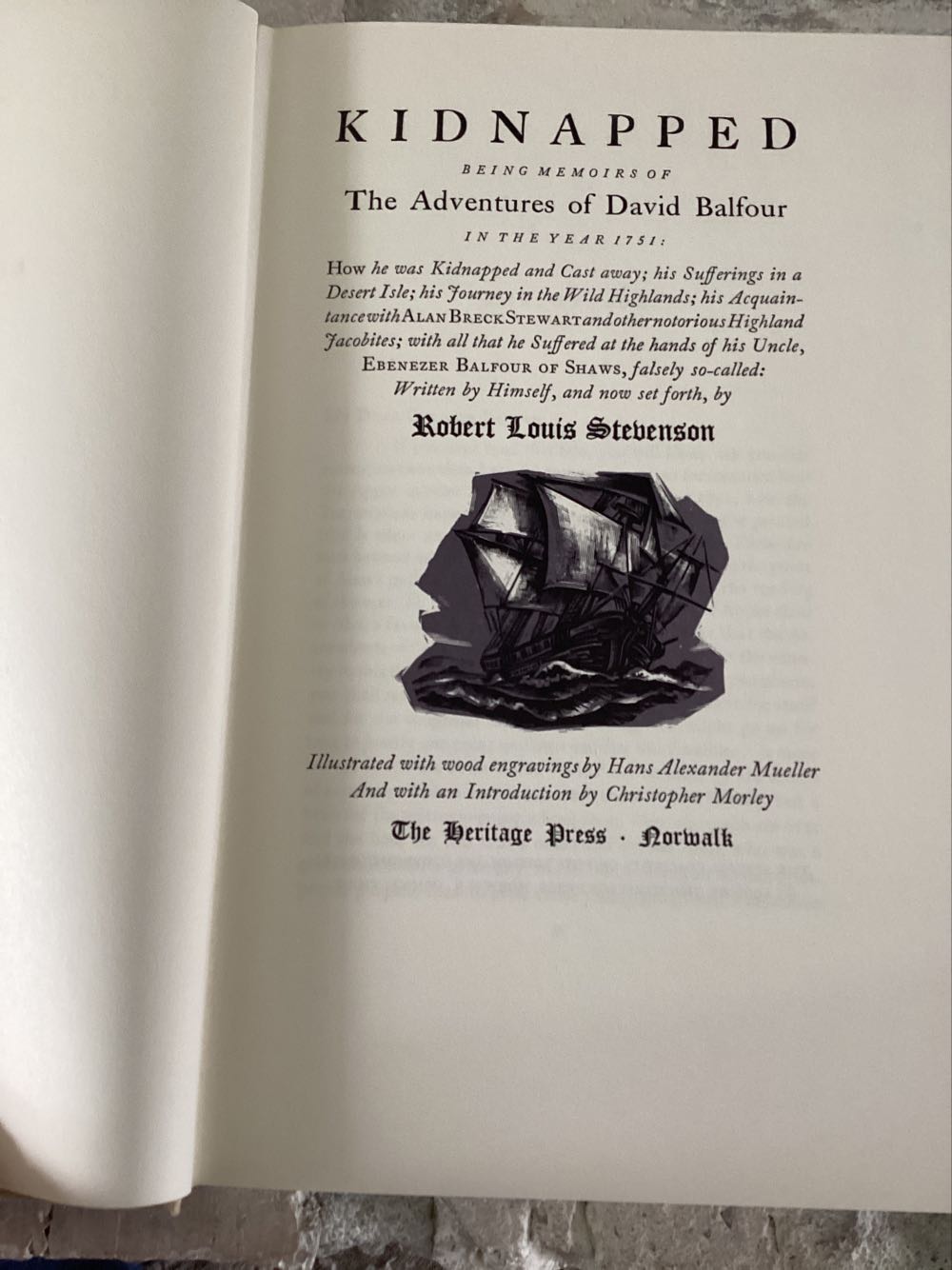 Kidnapped - Robert Louis Stevenson (Heritage Club - Hardcover) book collectible - Main Image 2