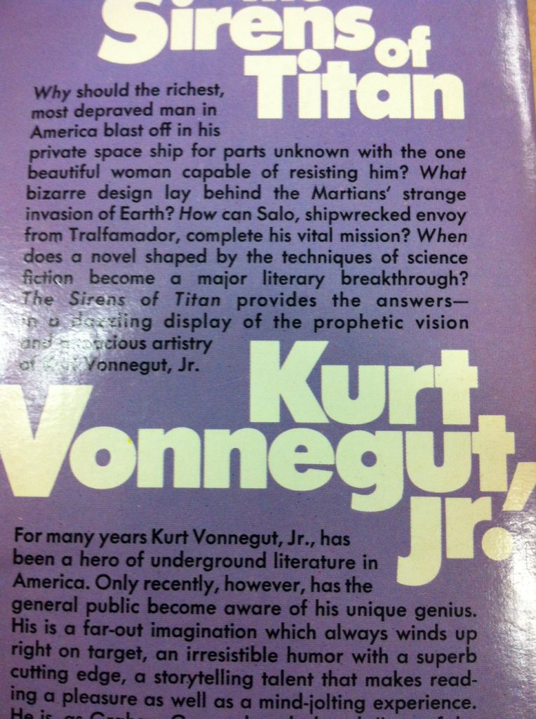 The Sirens of Titan  book collectible - Main Image 2