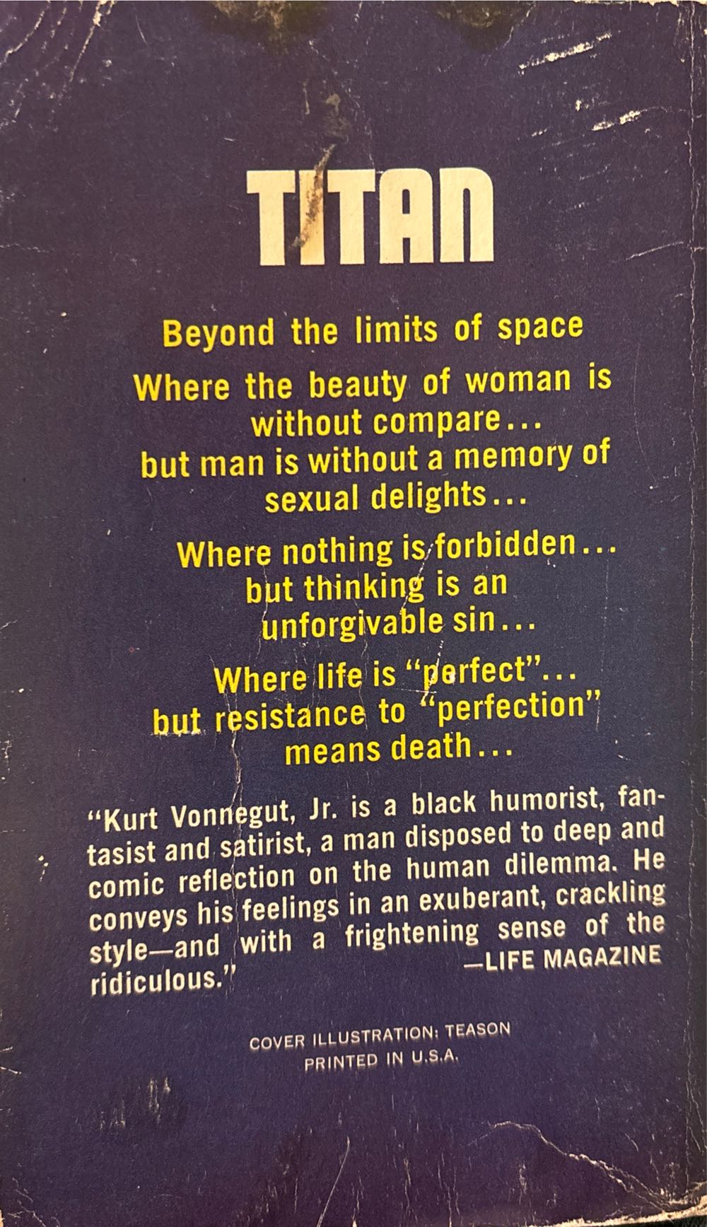 The Sirens of Titan - Kurt Vonnegut, Jr. (Dell Publishing Co,  Inc - Paperback) book collectible - Main Image 2