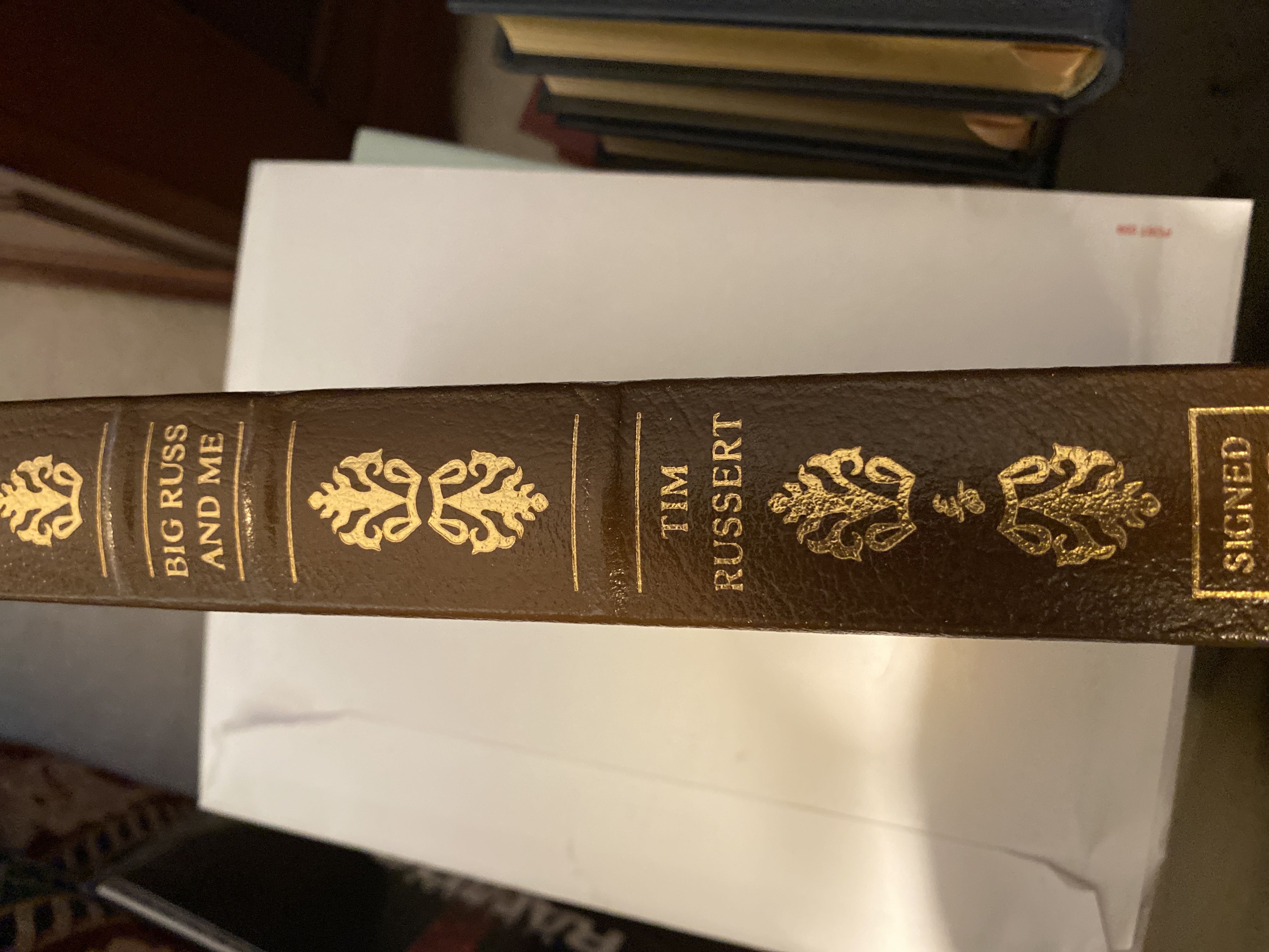 Big Russ & Me - Tim Russert (Miramax Books - Hardcover) book collectible [Barcode 9781401352080] - Main Image 2