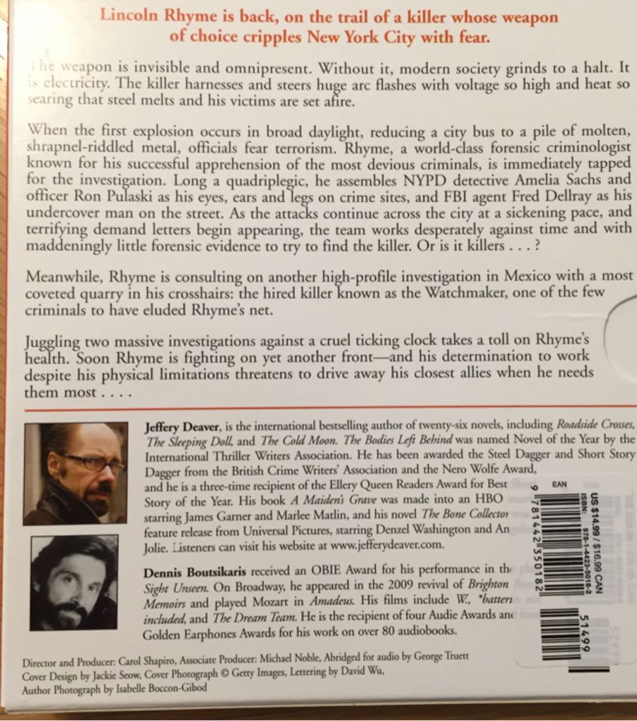 The Burning Wire  book collectible [Barcode 9781442350182] - Main Image 2