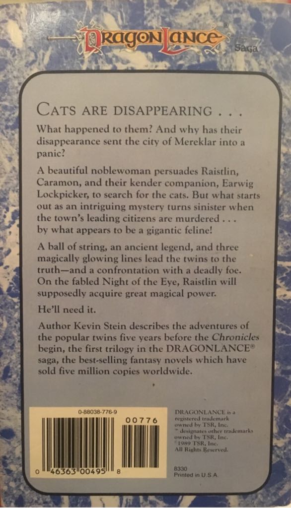 Brothers Majere - Kevin Stein (TSR Books - Paperback) book collectible [Barcode 9780880387767] - Main Image 2