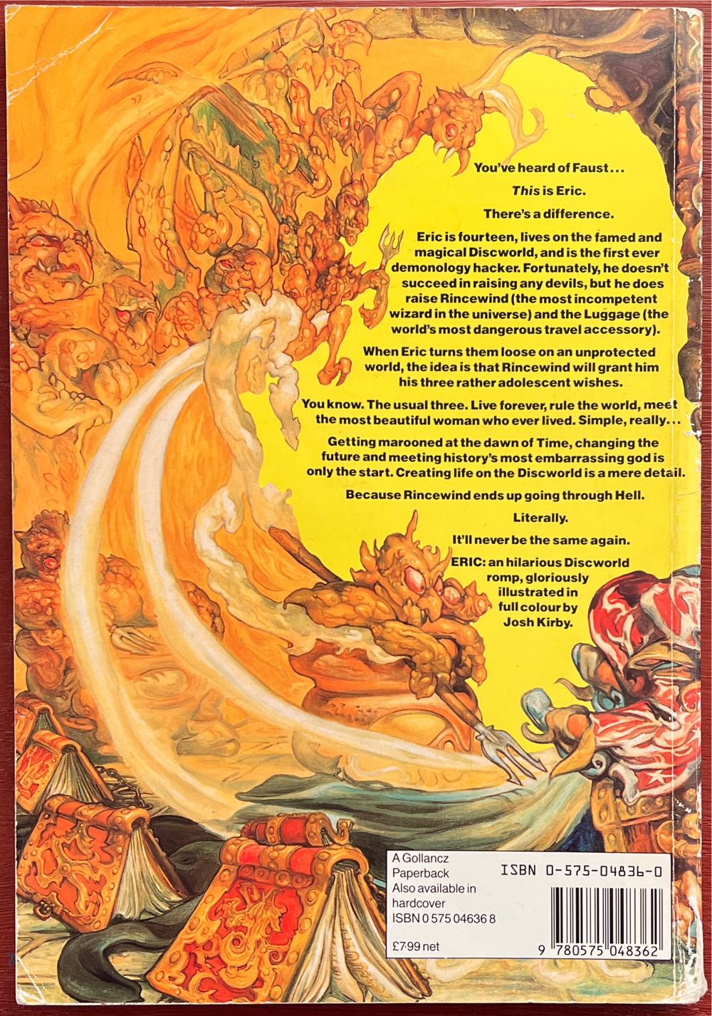 Eric - Terry Pratchett (Victor Golancz - Paperback) book collectible [Barcode 9780575048362] - Main Image 2