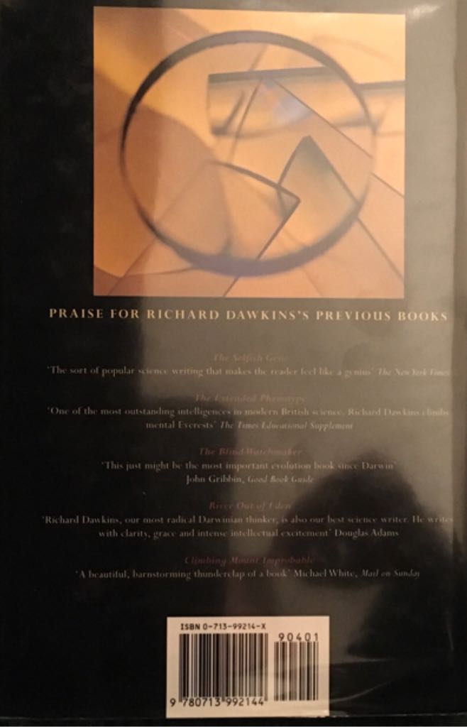 Unweaving The Rainbow - Richard Dawkins (Allen Lane Penguin Press - Hardcover) book collectible [Barcode 9780713992144] - Main Image 2