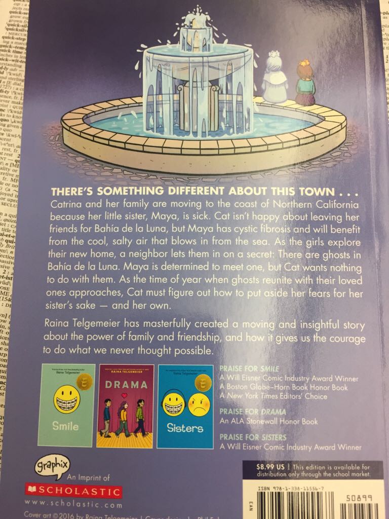 Ghosts - Raina Telgemeier (Graphix - Paperback) book collectible [Barcode 9781338115567] - Main Image 2