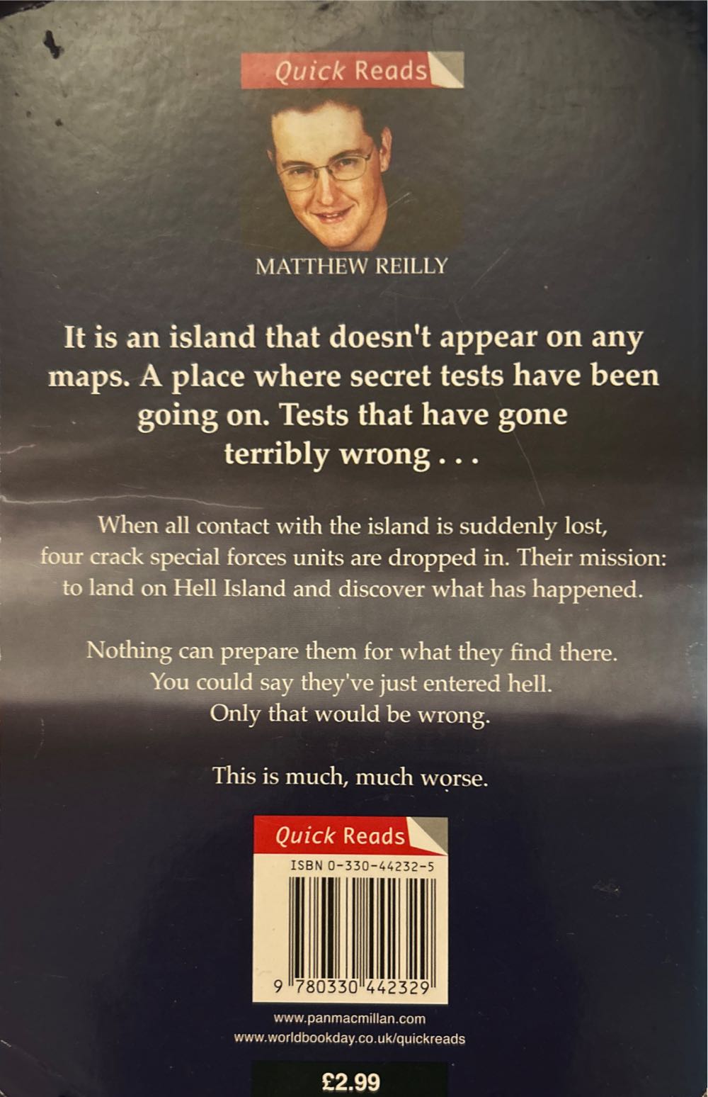 5 Hell Island - Matthew Reilly (Pan - Paperback) book collectible [Barcode 9780330442329] - Main Image 2