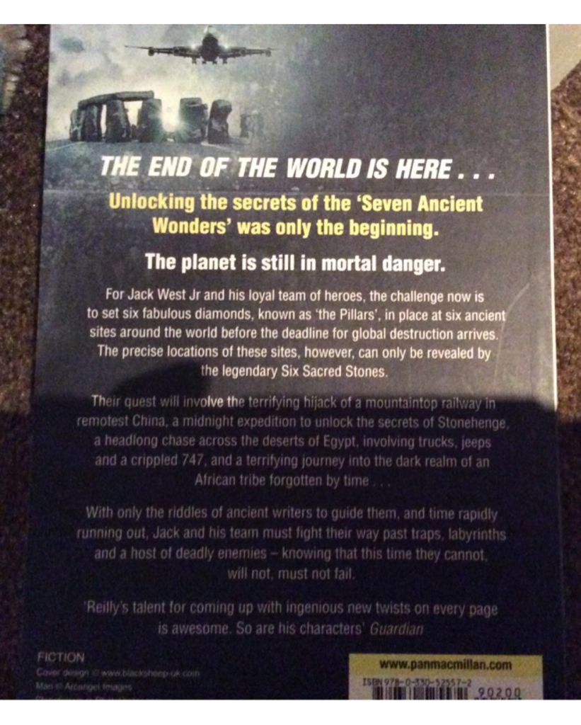 The Six Sacred Stones - Matthew Reilly (Pan Publishing) book collectible [Barcode 9780330525572] - Main Image 2