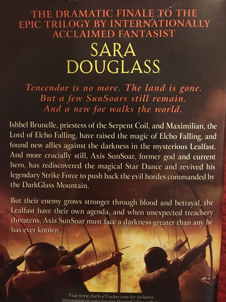T:DGM3: The Infinity Gate - Sara Douglass (Harper Voyager - Paperback) book collectible [Barcode 9780060882204] - Main Image 2