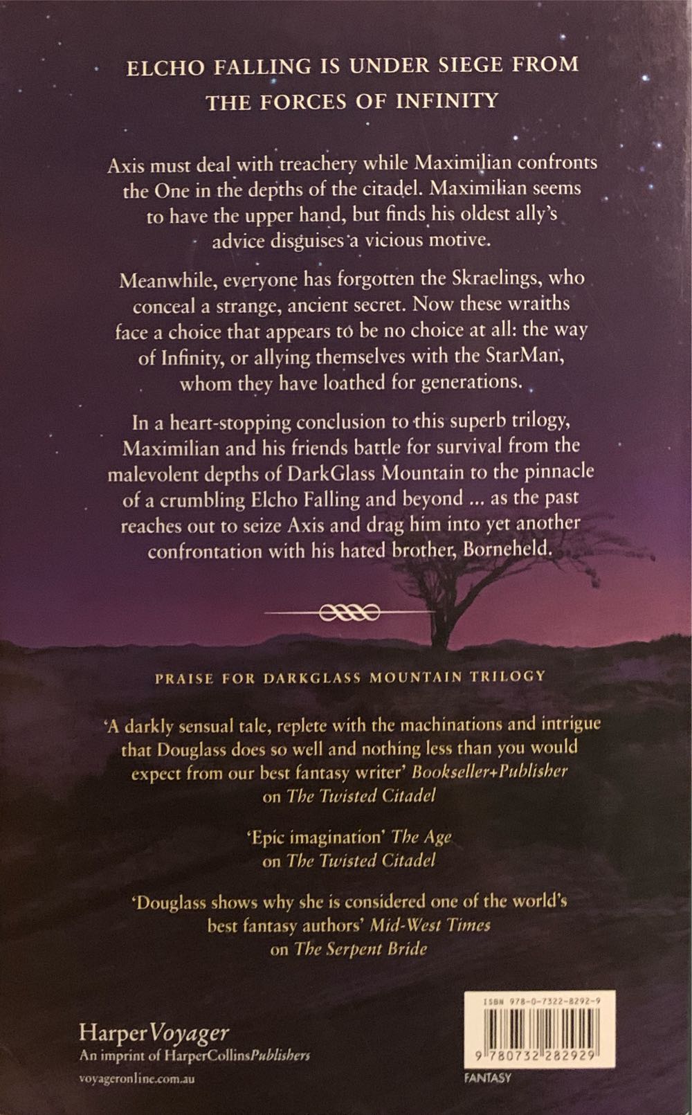 The Infinity Gate - Sara Douglass (Harper | Voyager - Trade Paperback) book collectible [Barcode 9780732282929] - Main Image 2