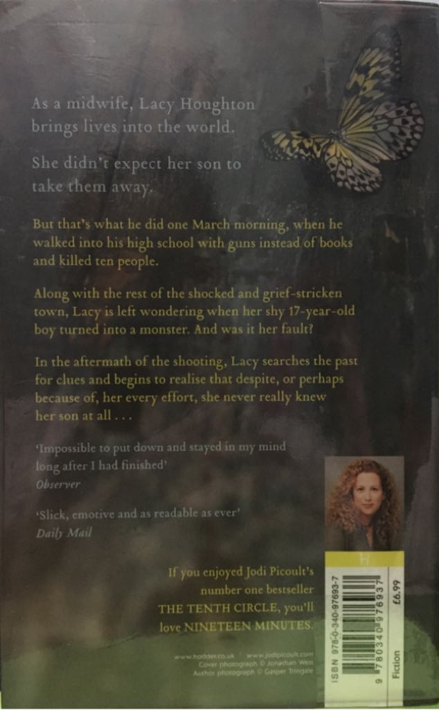 Nineteen Minutes - Jodi Picoult (Hodder & Stoughton - Paperback) book collectible [Barcode 9780340976937] - Main Image 2