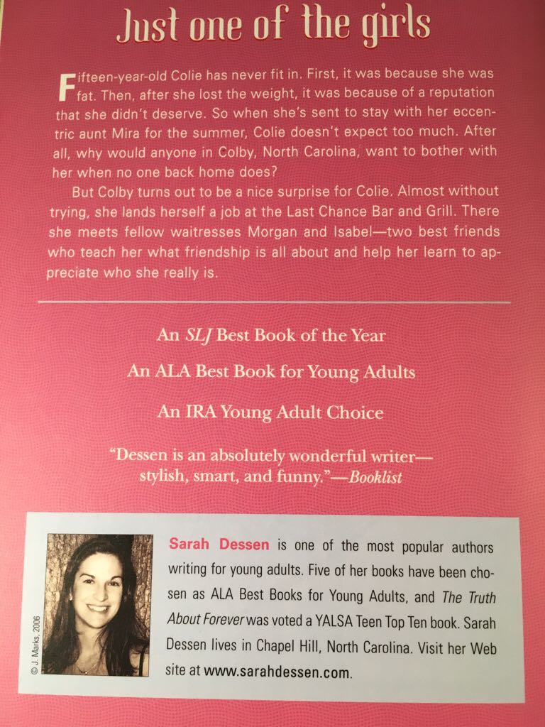 Keeping The Moon - Sarah Dessen (Speak - Paperback) book collectible [Barcode 9780142401767] - Main Image 2