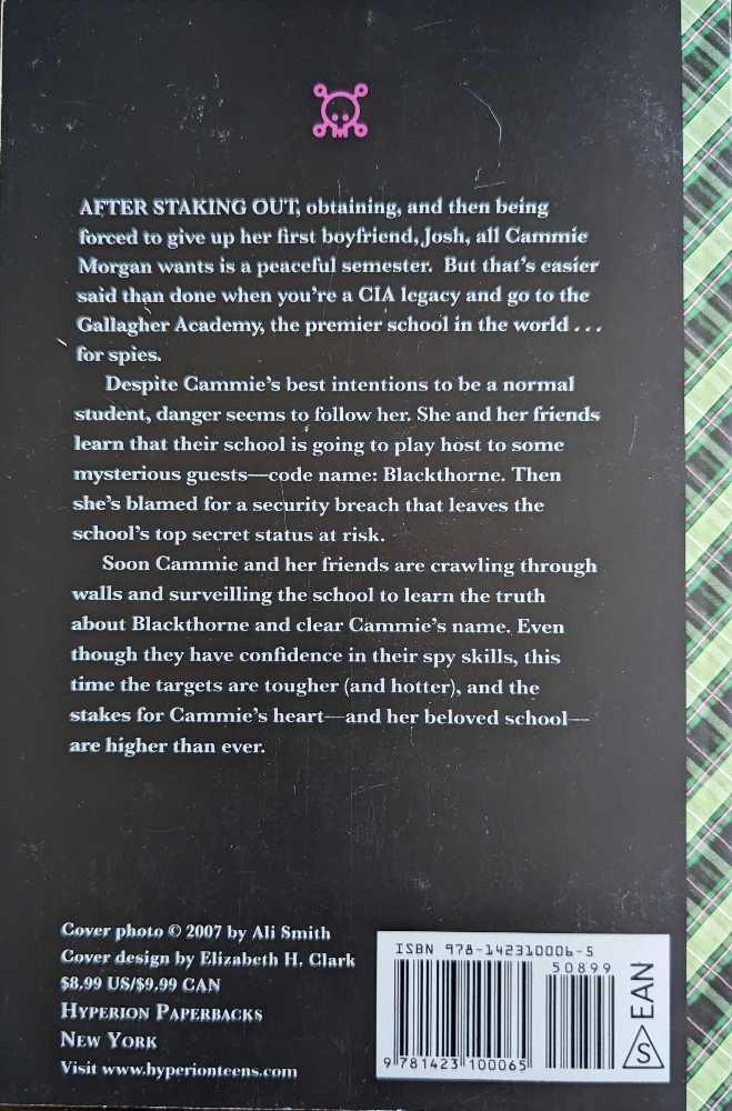 Cross My Heart And Hope To Spy - Ally Carter (Hyperion Paperbacks for Children - Paperback) book collectible [Barcode 9781423100065] - Main Image 2