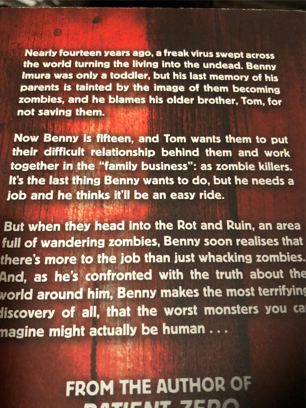 Rot and Ruin - Jonathan Maberry (Simon and Schuster - Paperback) book collectible [Barcode 9780857070951] - Main Image 2