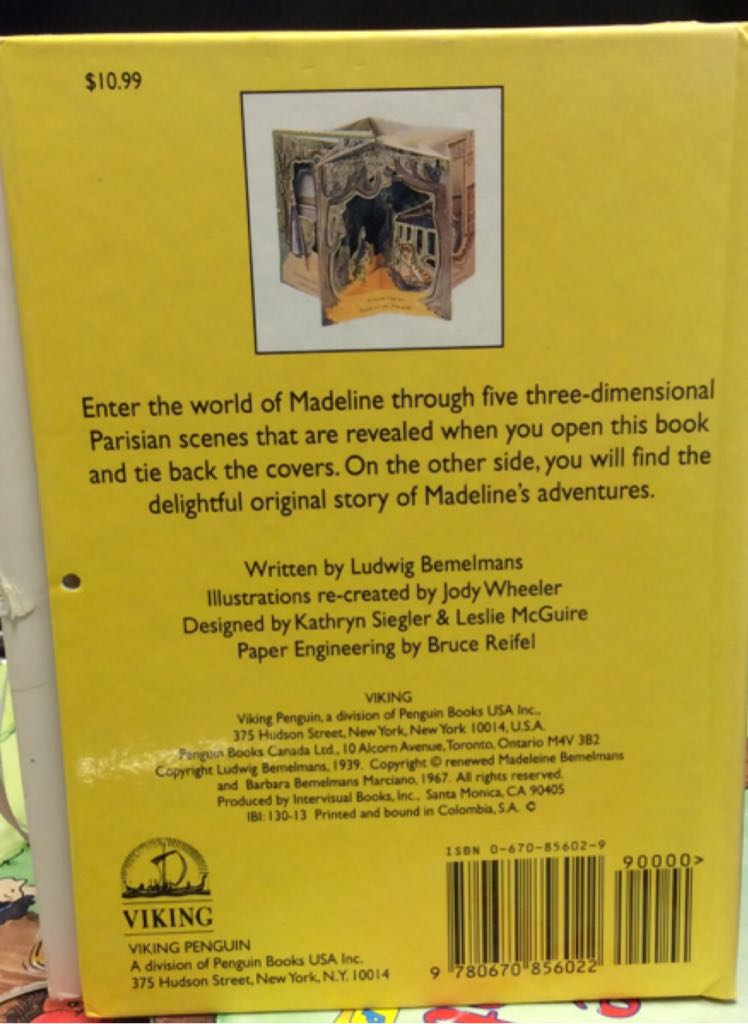 Madeline  (Viking Juvenile) book collectible [Barcode 9780670856022] - Main Image 2