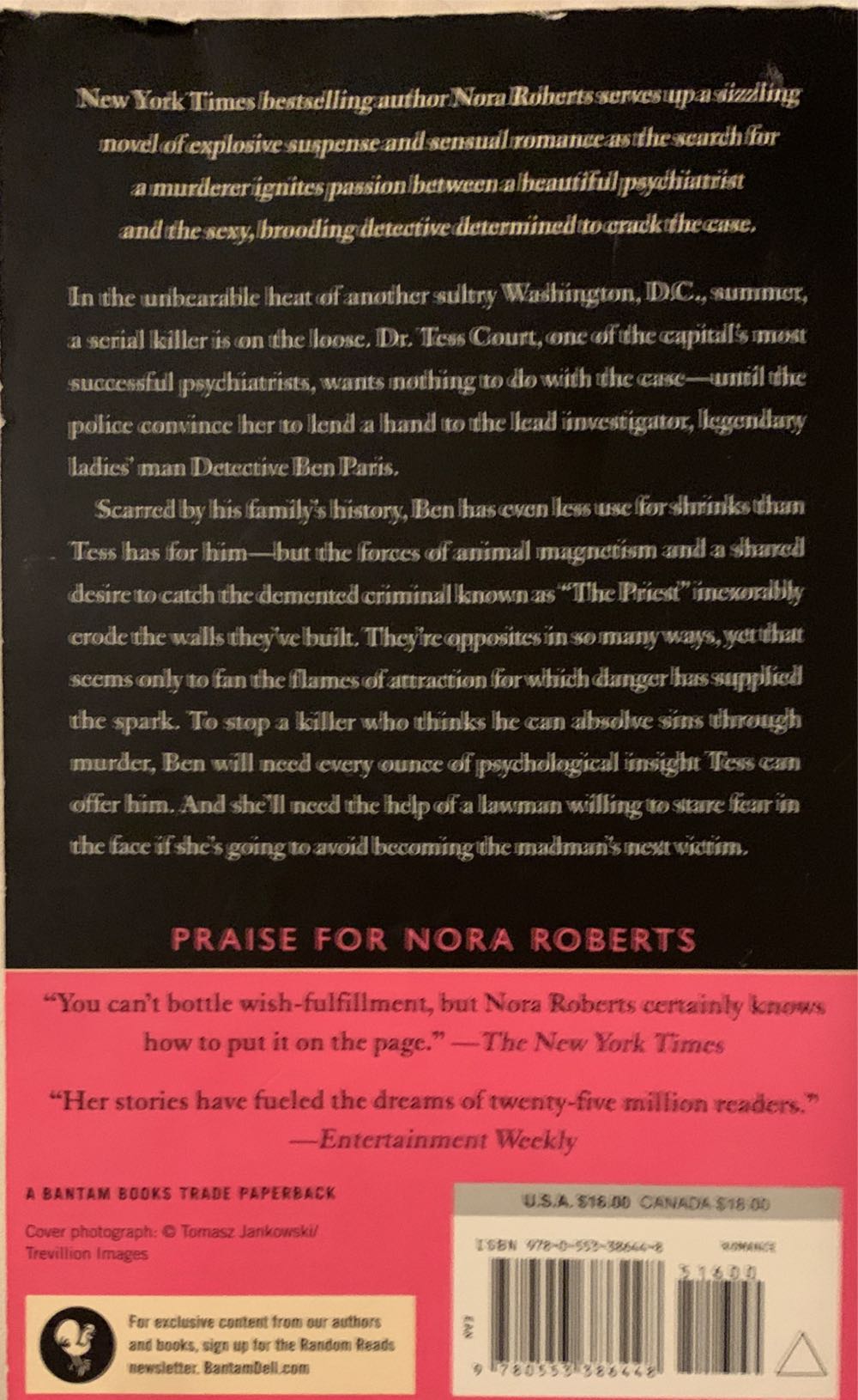 Sacred Sins - Nora Roberts (Bantam Books - Trade Paperback) book collectible [Barcode 9780553386448] - Main Image 2