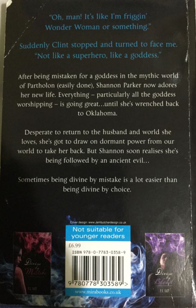 Goddess Of Partholon Box Set 2- Divine By Choice - P C Cast (Mira Books - Paperback) book collectible [Barcode 9780778303589] - Main Image 2