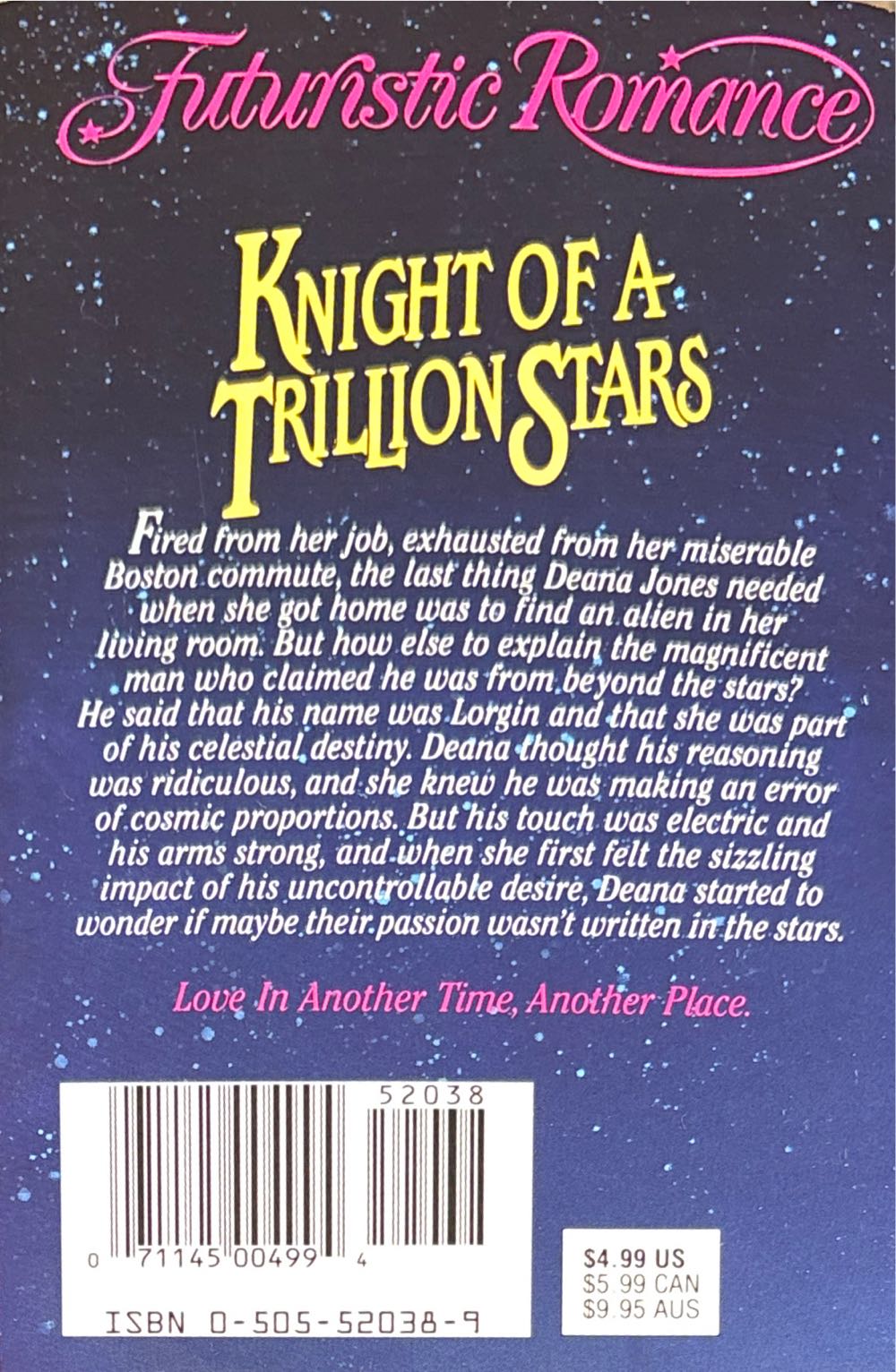 Dara Joy: Matrix Destiny #1: Knight Of A Trillion Stars - Dara Joy (Love Spell - Paperback) book collectible [Barcode 9780505522658] - Main Image 2
