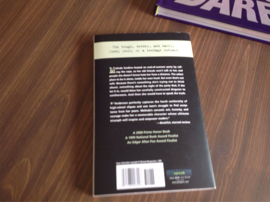 Speak - Halse Anderson book collectible - Main Image 2