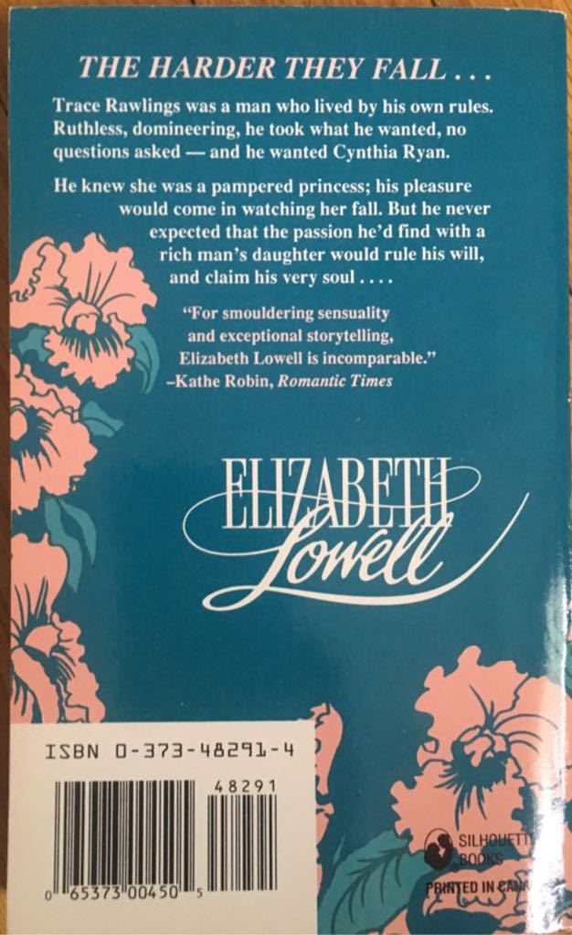 Dark Fire - Elizabeth Lowell (Silhouette - Paperback) book collectible - Main Image 2