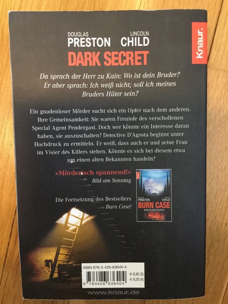 Dark Secret - Christine Feehan (Knaur Taschenbuch Verlag - Hardcover) book collectible [Barcode 9783426636404] - Main Image 2