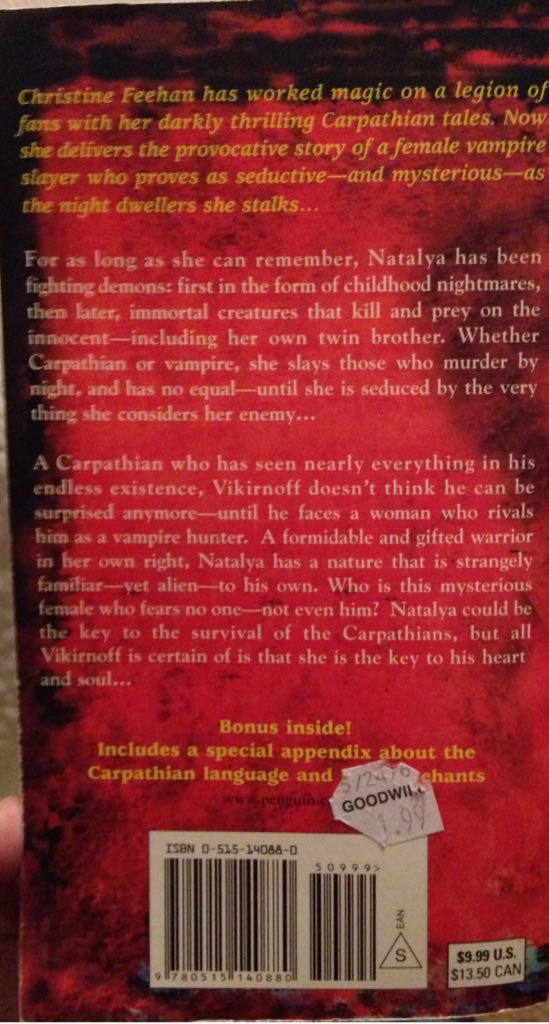 Dark Demon - Christine Feehan (Jove - Paperback) book collectible [Barcode 9780515140880] - Main Image 2