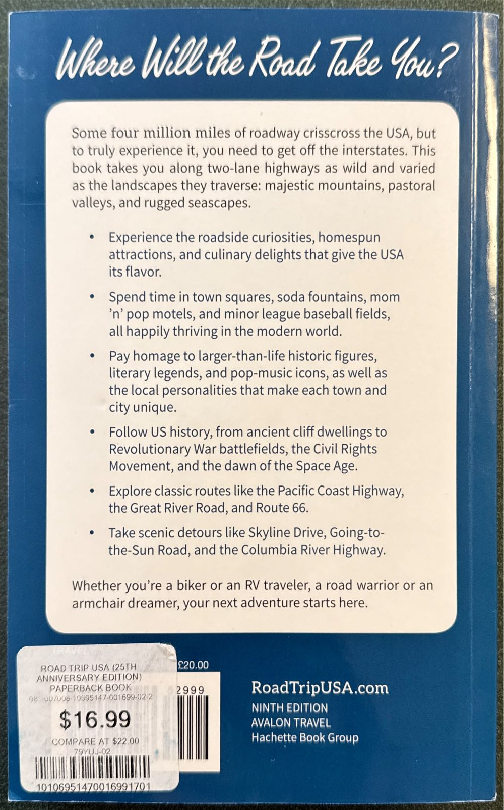 Road Trip USA 25th Anniversary Edition - Jamie Jensen (Moon - Paperback) book collectible [Barcode 9781598801019] - Main Image 2