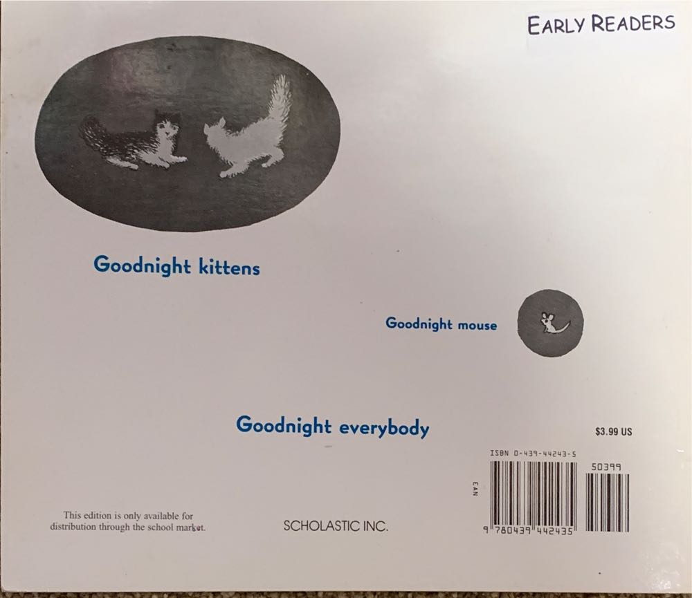 Goodnight Moon - Margaret Wise Brown (Scholastic Inc. - Paperback) book collectible [Barcode 9780439442435] - Main Image 2