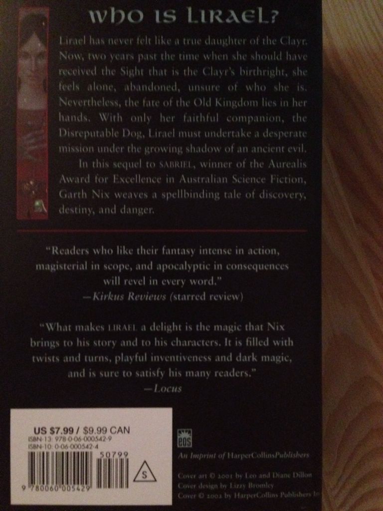 Lirael - Garth Nix (Harper Trophy - Audiobook) book collectible [Barcode 9780060005429] - Main Image 2