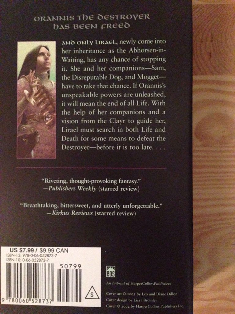 Abhorsen - Garth Nix (HarperTeen - Paperback) book collectible [Barcode 9780060528737] - Main Image 2