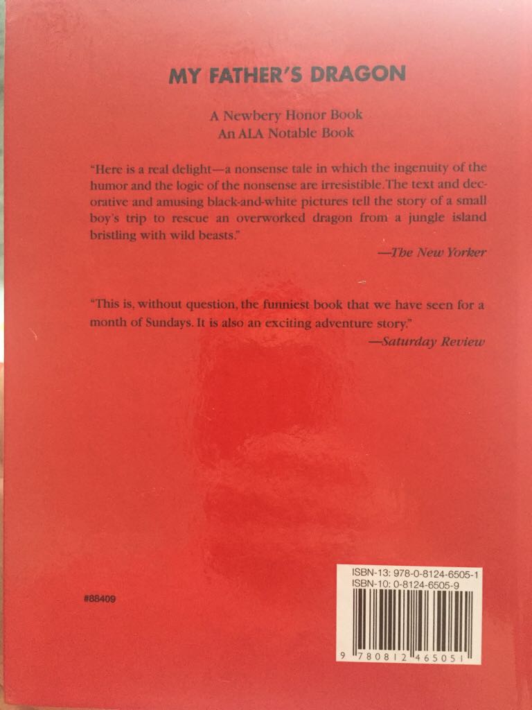 My Fathers Dragon - Ruth Stiles Gannett book collectible [Barcode 9780812465051] - Main Image 2