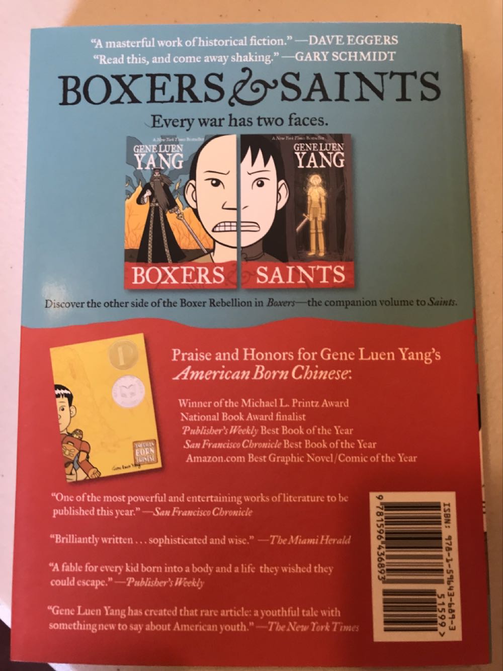 Saints - Gene Luen Yang (Macmillan - Trade Paperback) book collectible [Barcode 9781596436893] - Main Image 2